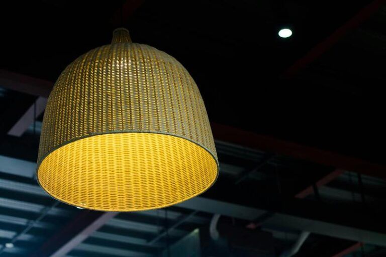 lampe en bambou